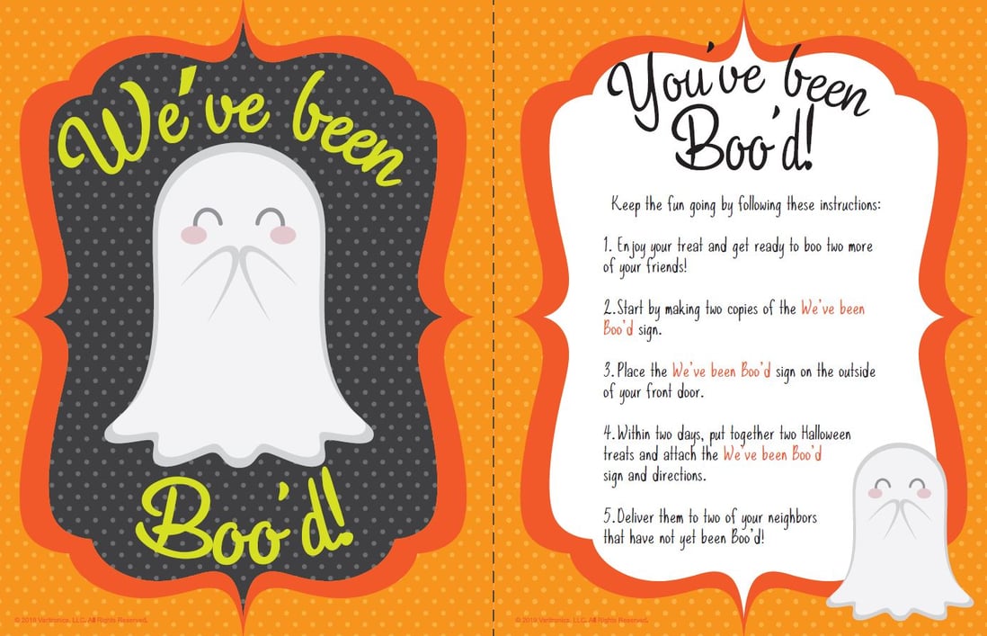 Activity Printables You've Been Boo'd